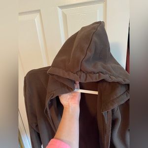 Alo zip front hoodie size small